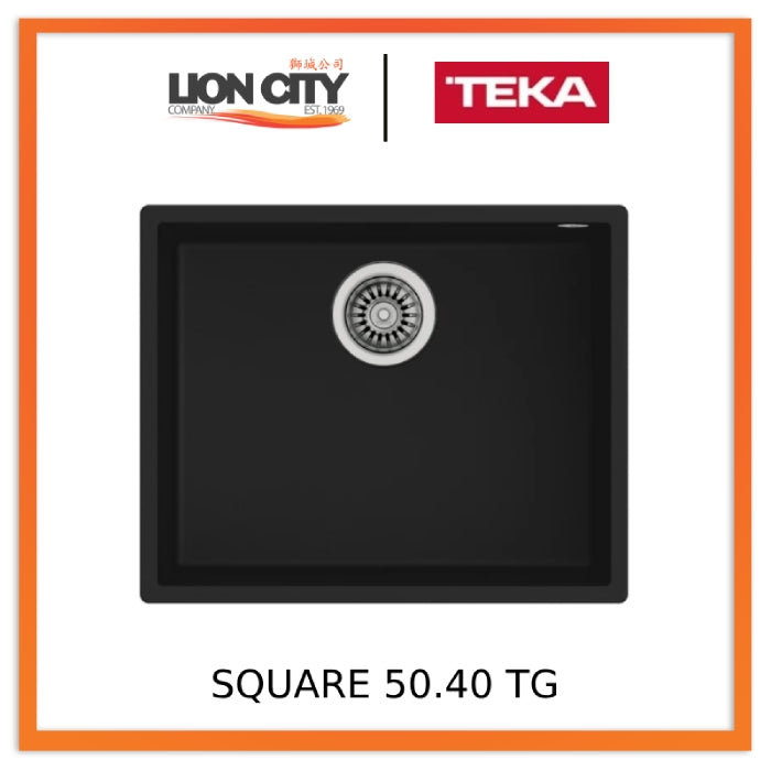 Teka Square 50.40 TG Undermount Tegranite Sink With One Bowl