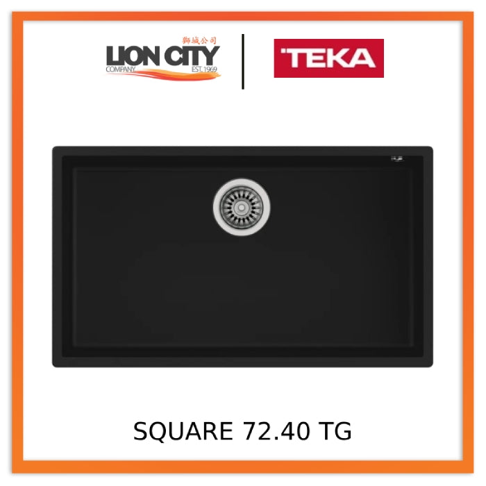 Teka Square 72.40 TG Undermount Tegranite Sink With One Bowl