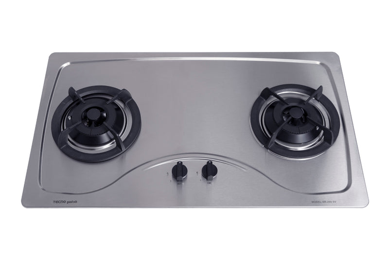 Tecno 86cm 2-Burner Stainless Steel Cooker Hob SR288SV