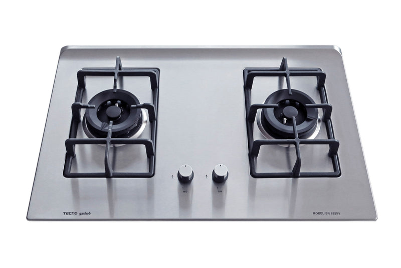 Tecno 75cm 2-Burner Stainless Steel Cooker Hob SR828SV