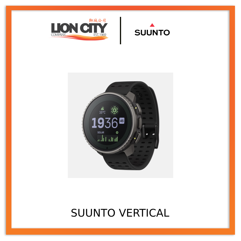 Suunto Vertical Titanium Solar Black