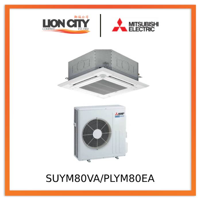 Mitsubishi SUYM80VA/PLYM80EA Cassette Aircon