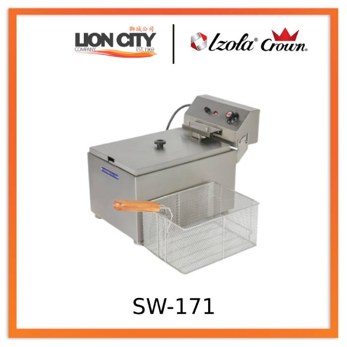 Crown SW-171 6 Litre Stainless Steel Electric Fryer