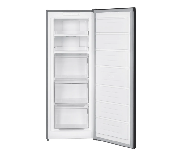 Tecno Uno TFF 198 S Upright Freezer S/S look 161L, Frost Free, Reversible Door