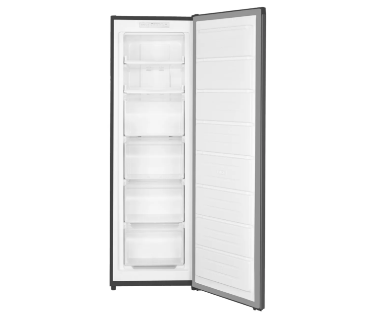 Tecno Uno TFF 208 S Upright Freezer S/S look 204L, Frost Free, Reversible Door