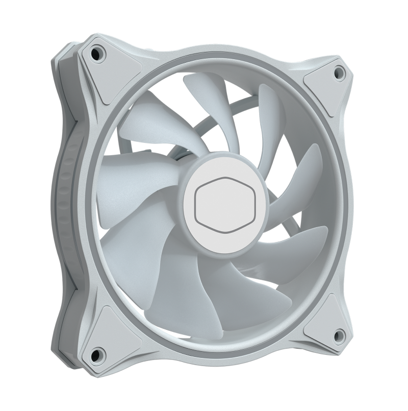 Cooler Master MFL-B2DW-18NPA-R1 CM Masterfan MF120 Halo ARGB Fan - White (2Y)