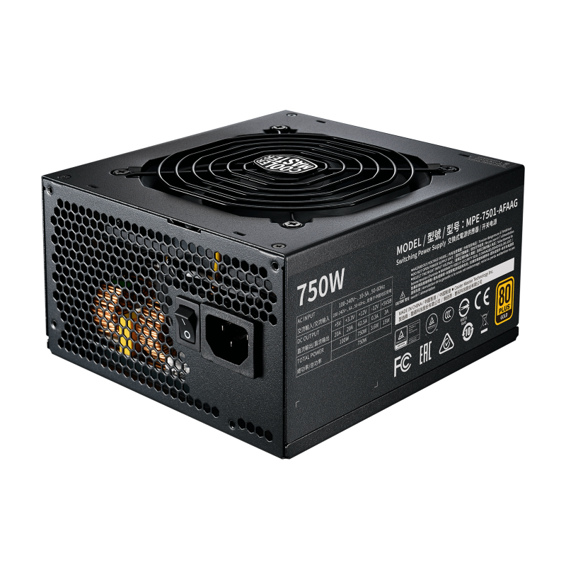 Cooler Master MPE-7501-AFAAG-UK CM MWE GOLD V2 750W FULL MODULAR PSU (5Y)