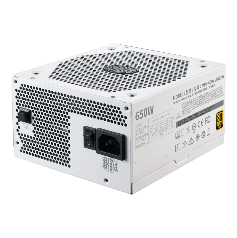 Cooler Master MPY-650V-AGBAG-UK CM V GOLD V2 650 Full Modular White PSU (10Y)