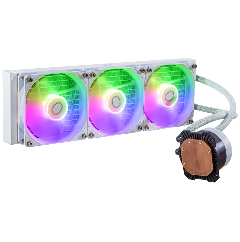 Cooler Master MLW-D36M-A18PZ-RW CM MASTERLIQUID 360L CORE ARGB CPU COOLER -WHITE