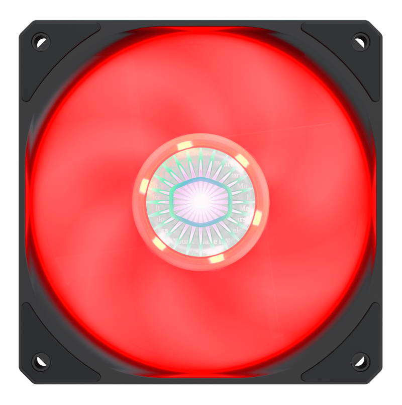 Cooler Master MFX-B2DN-18NPR-R1 CM SICKLEFLOW 120 PWM RED LED FAN (2Y)