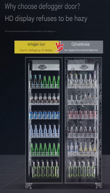 Xianke Upright Chiller Showcase 2 Doors Large