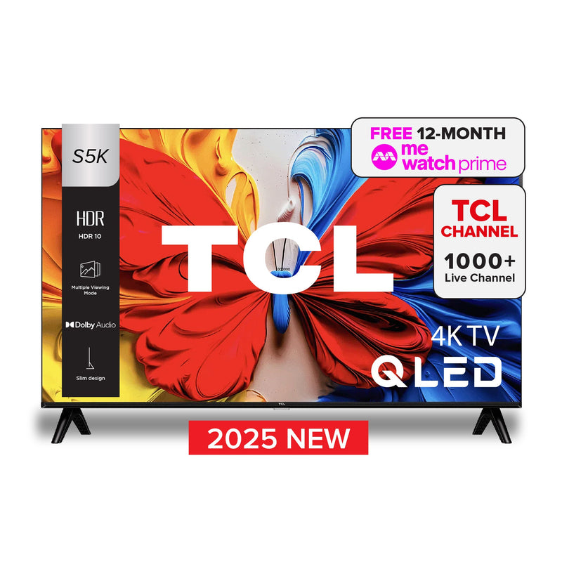 TCL S5K QLED TV Dolby Audio HDR 10 Google TV
