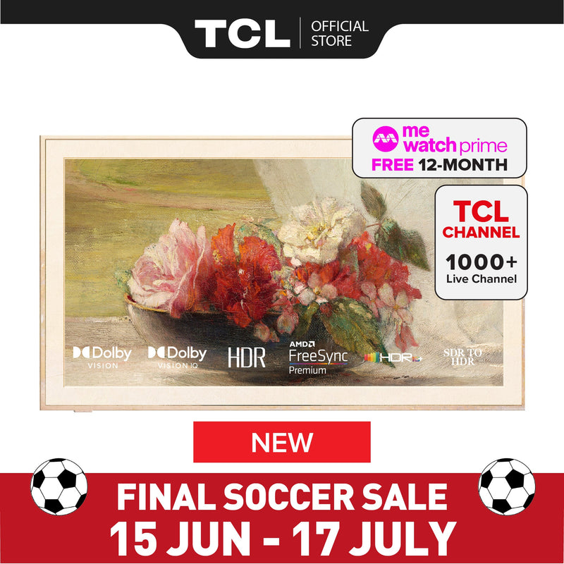 TCL A300 Pro B&O Sound System Nxtframe TV Canvas TV Frame TV 4K QLED TV