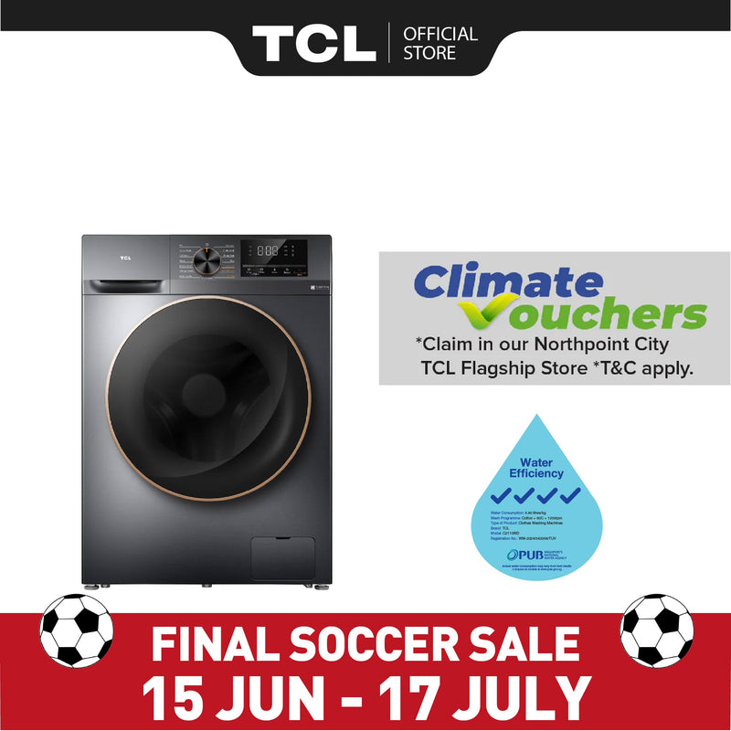 TCL C2110WD Washer & Dryer Combo DD Inverter 10KG Washer | 6KG Dryer
