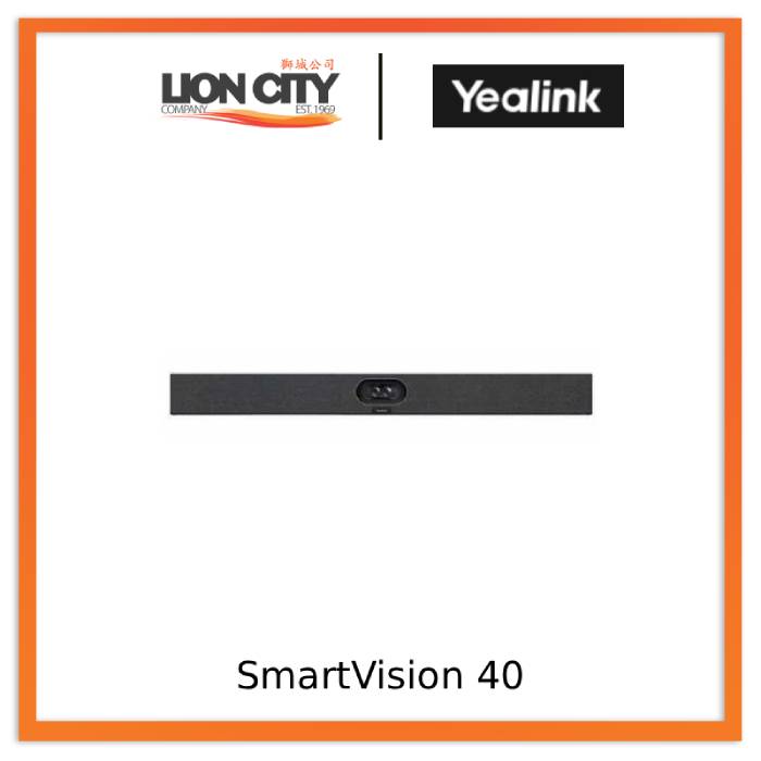 Yealink SmartVision 40 All-in-one AI USB Video Bar for Small to Medium ...