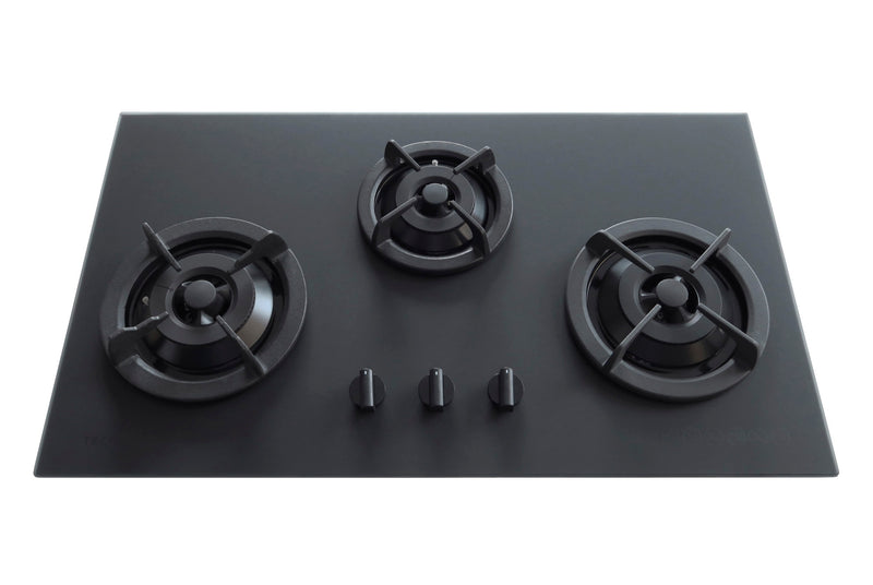 Tecno 86cm 3-Burner Glass Cooker Hob T333TGSV