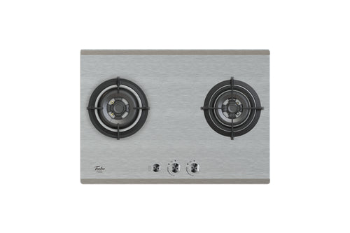 Turbo Incanto T702SSV 70cm 2-Burner Stainless Steel Built-in Hob