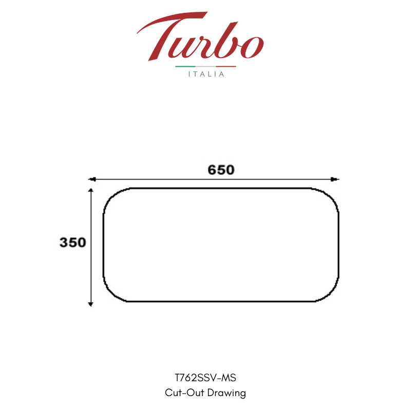 Turbo Incanto T762SSV-MS 76cm 2-Burner Stainless Steel Built-in Hob