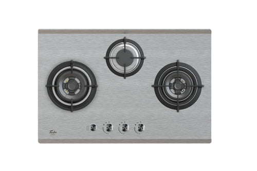 Turbo Incanto T773SSV 77cm 3-Burner Stainless Steel Built-in Hob