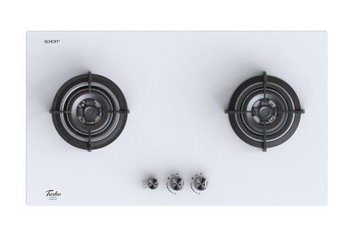 Turbo Incanto T882GV-OW 88cm 2-Burner Built-in Glass Hob