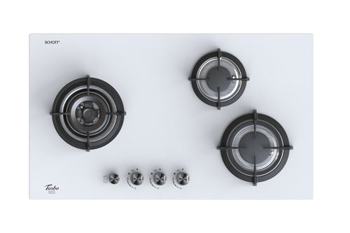 Turbo Incanto T883GV-OW 88cm Built-in Glass Hob