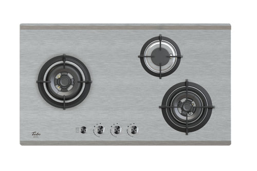 Turbo Incanto T883SSV 88cm 3-Burner Stainless Steel Built-in Hob