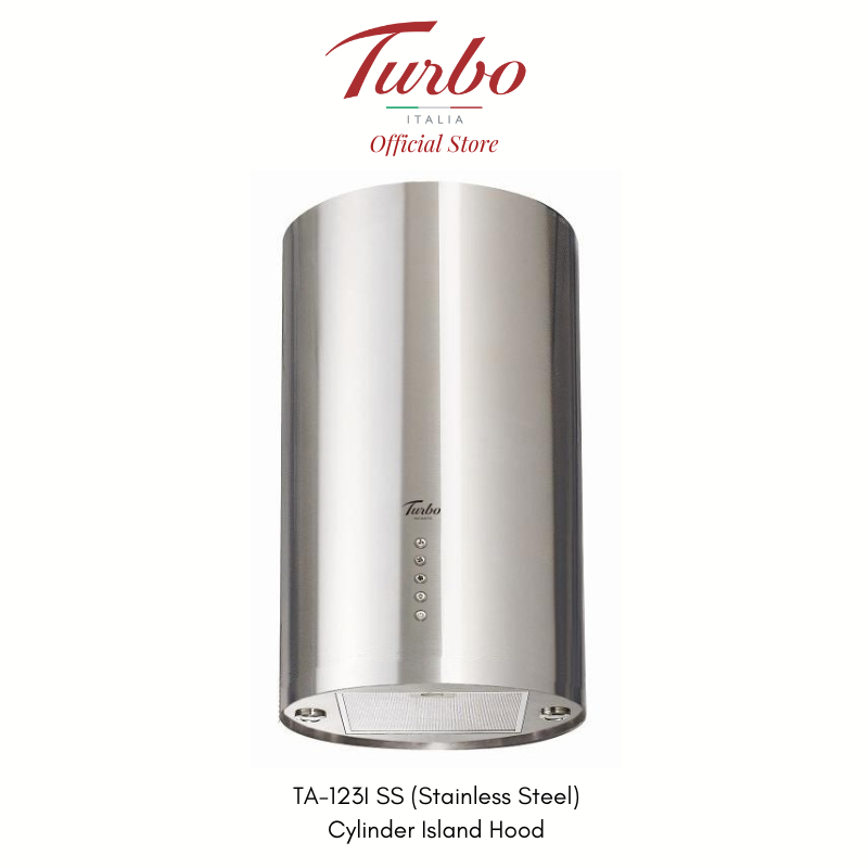 Turbo Italia TA-123ISS 35cm Island Cooker Hood