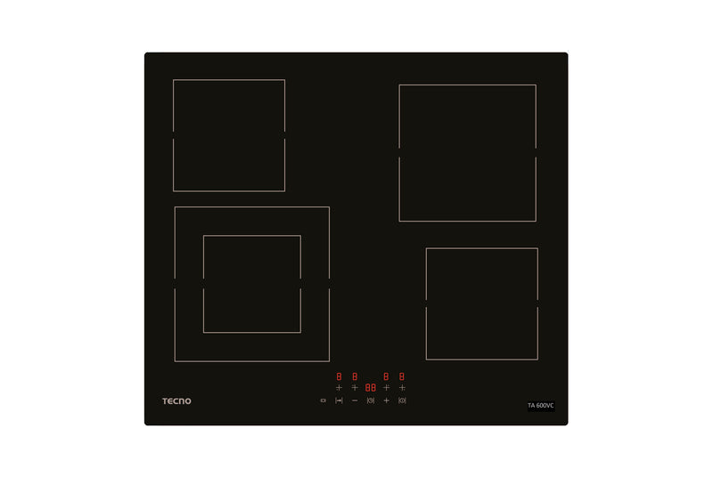 Tecno 60cm 4-Zone Vitro-Ceramic Hob TA 600VC-SG