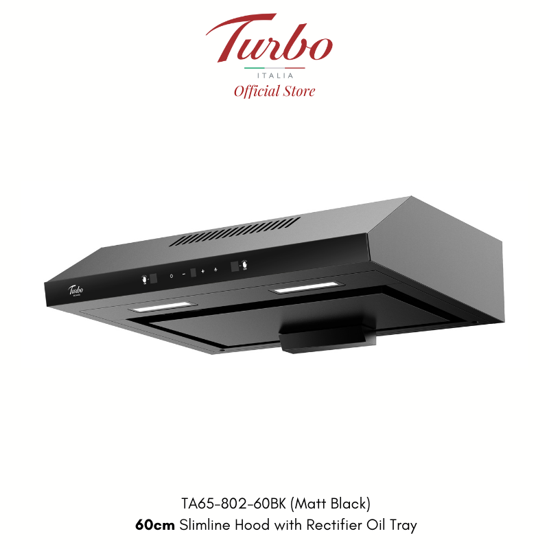 Turbo Italia TA65-802-60 60cm Slimline Hood