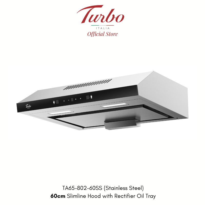Turbo Italia TA65-802-60 60cm Slimline Hood