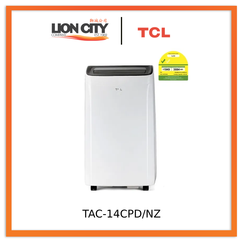 TCL TAC-14CPD/NZ Portable Air Conditioner (14,000BTU)