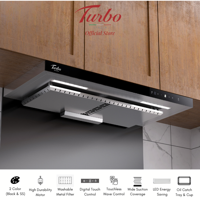 Turbo Italia TAL616-902 90cm Slim Hood