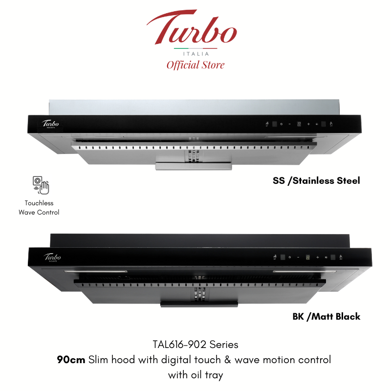 Turbo Italia TAL616-902 90cm Slim Hood