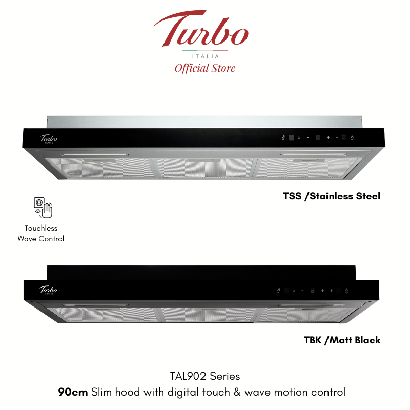 Turbo Italia TAL902 Series 90cm Slim Hood