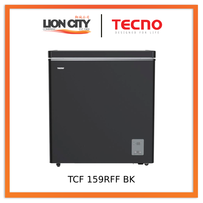 TECNO Uno TCF 159 RFF / BK 150L Frost Free Chest Freezer