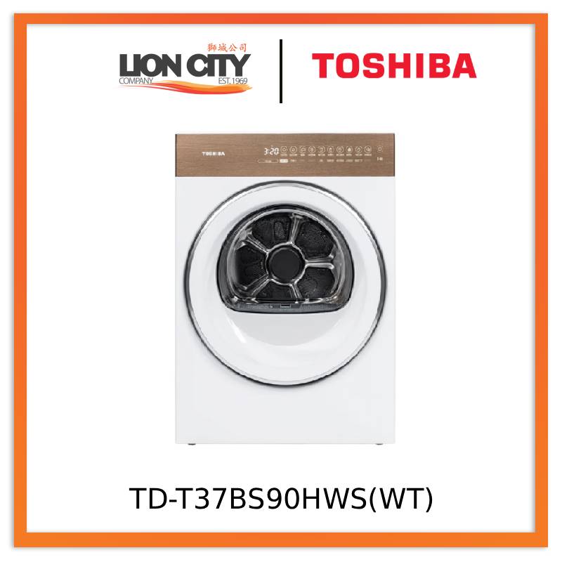 Toshiba TD-T37BS90HWS(WT) Japandi Series T37 8kg Heat Pump Dryer - White
