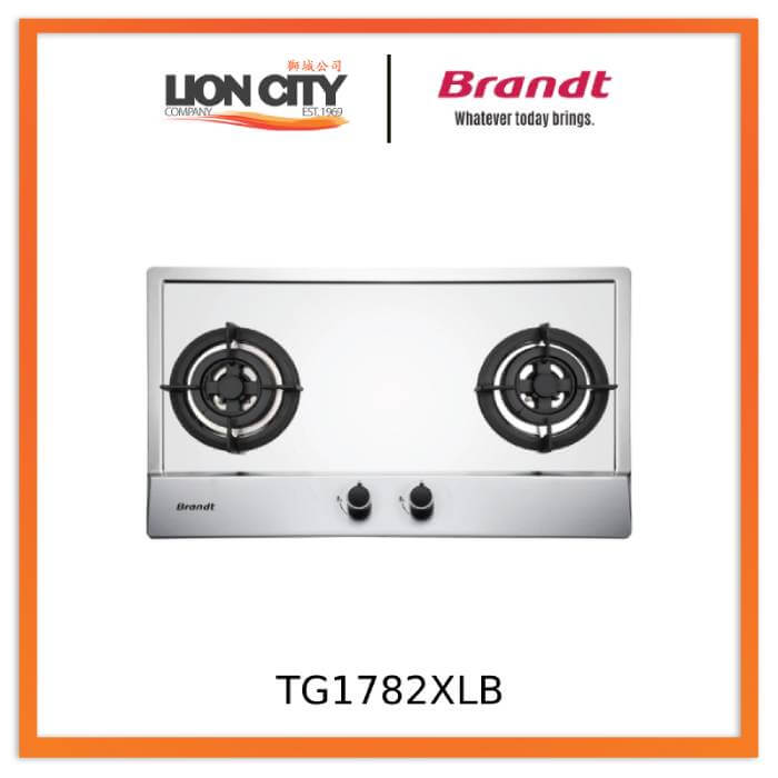 Brandt TG1782XLB Gas Hob Stainless Steel