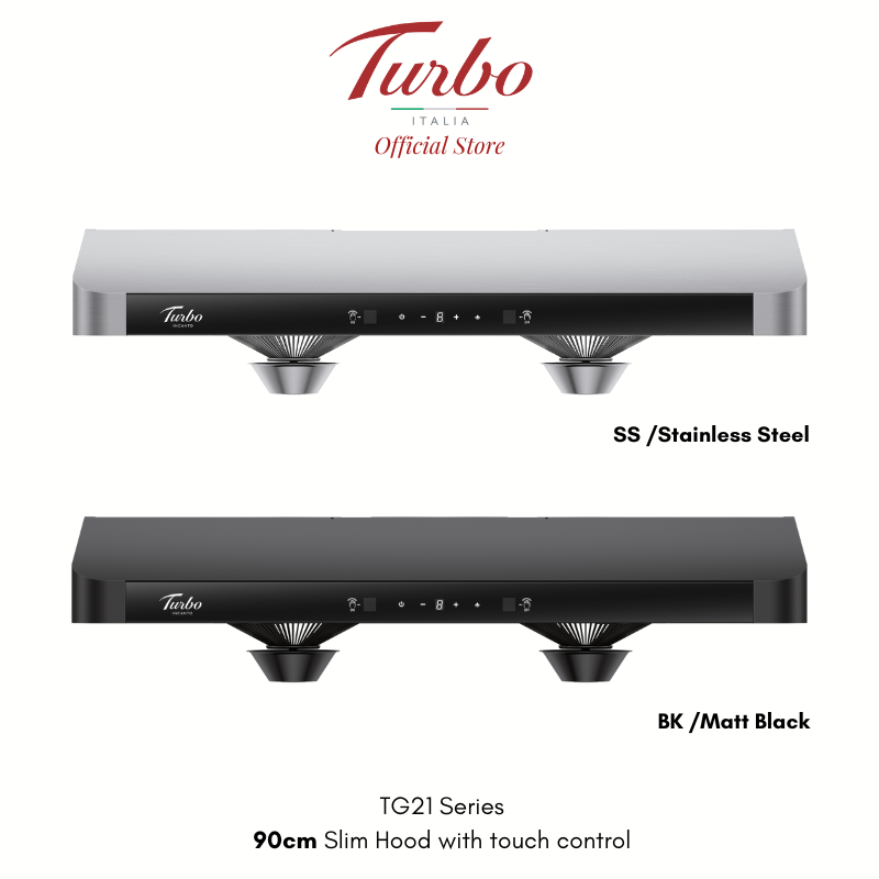Turbo Italia TG21 Series 90cm Slim Hood
