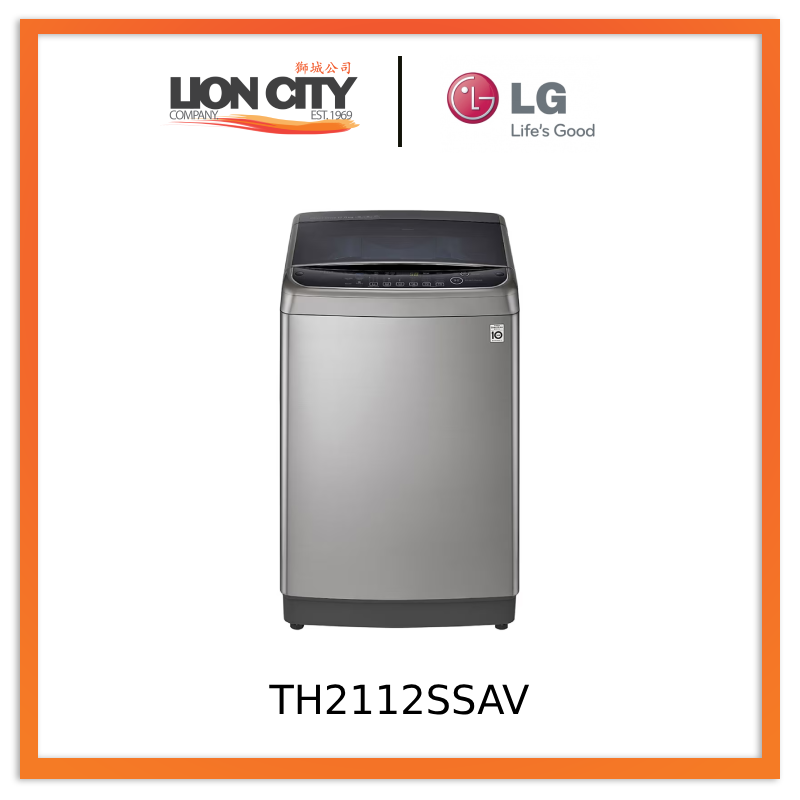 LG TH2112SSAV Top Load Washer (12kg) Turbowash 3d