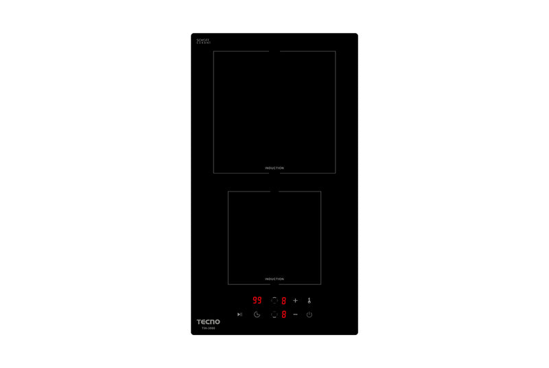 Tecno 30cm 2-Zone Domino Induction Cooker Hob TIH 3000