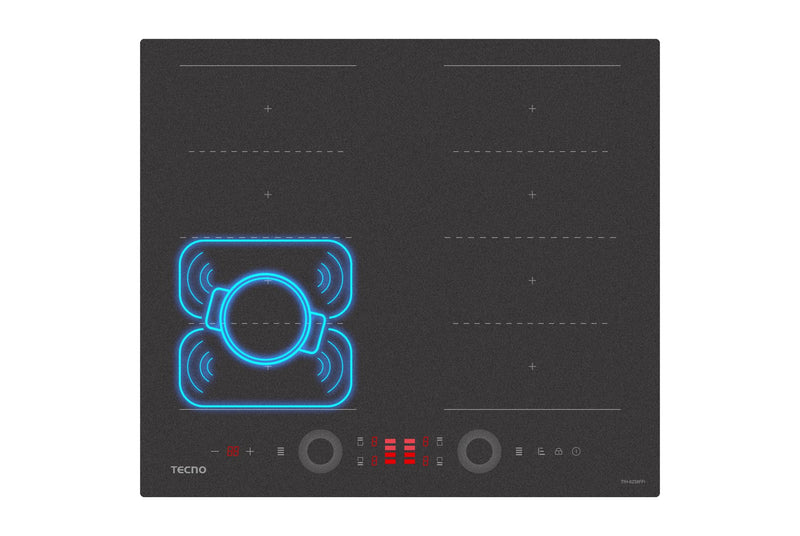 Tecno 60cm Flexible Zone Induction Hob TIH-6238FFi