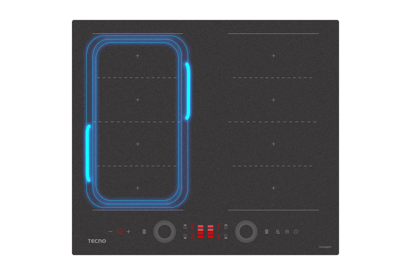 Tecno 60cm Flexible Zone Induction Hob TIH-6238FFi
