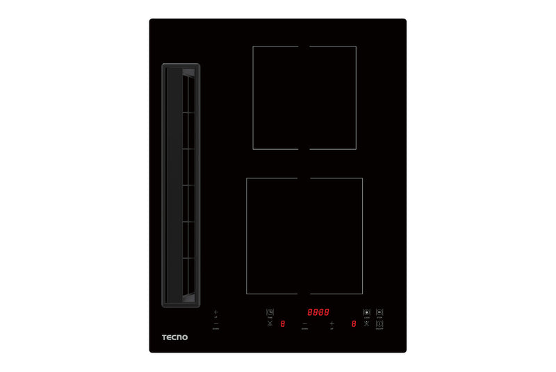 Tecno 40cm 2-Zone Induction Hob with Plasma Hood TIR 3820-PS