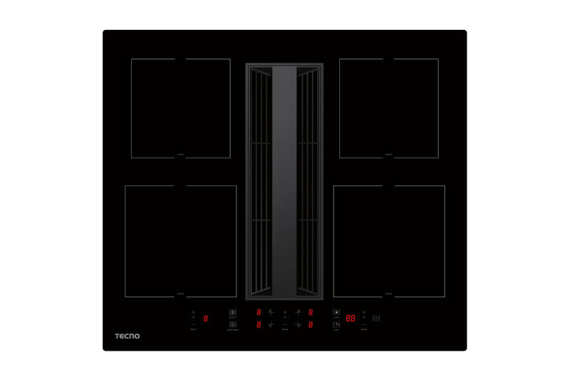 Tecno 60cm 4-Zone Induction Hob with Plasma Hood TIR 6040-FL