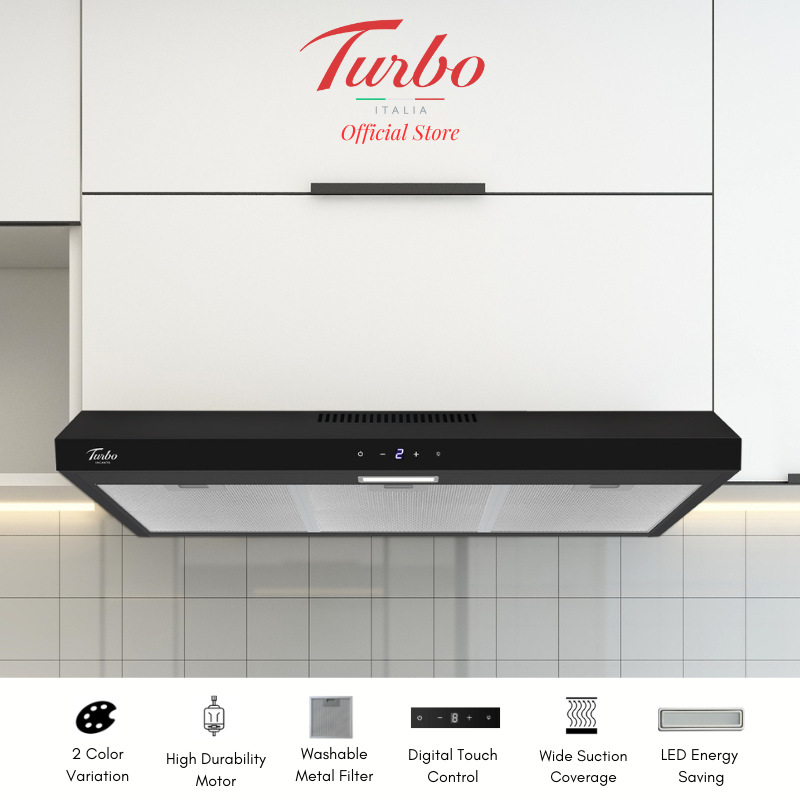 Turbo Italia TM6001 90cm Slim Range Hood