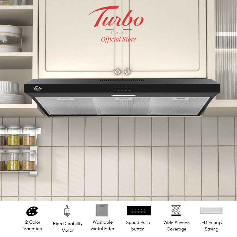 Turbo Italia TM65-902 Series 90cm Range Hood
