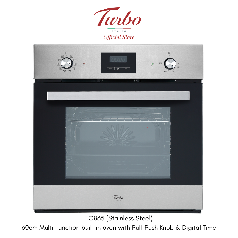 Turbo Italia TO865 Series 60cm Built-in Electric Oven 65L