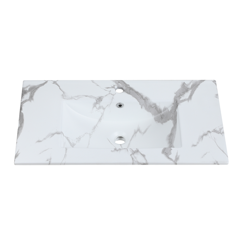 Rubine TOP 70M-VW 70.5cm Insert Top Ceramic Basin Stone Design