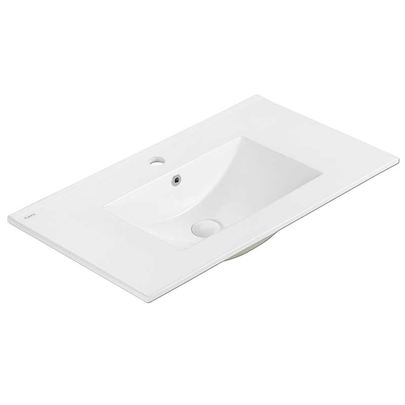Rubine TOP 80M Ceramic Basin Gloss White