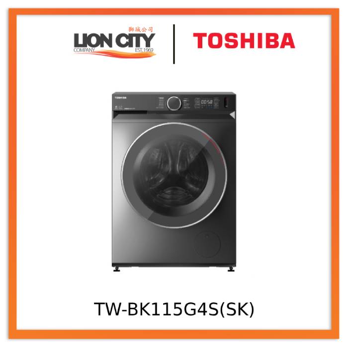 Toshiba TW-BK115G4S(SK) Gray 12mins Quick Wash Front Load Washing Machine